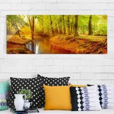 Glasbild Herbstwald Panorama Quer Waldbild Glas 50x125 40 00 Jetzt Bestellen Unter Https Moebel Ladendirekt De Dekoration Waldbilder Glasbilder Bilder