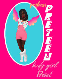 Phat body presets mods sims sims bebe. Ilovesaramoonkids A Pretty Preteen Body Preset For S4 By