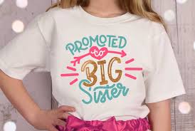 Ready to ship in 1 business day. Promoted To Big Sister Svg Dxf Sister Svg Big Sister Svg 140042 Svgs Design Bundles
