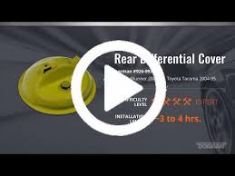 Participate in all tacoma discussion topics. Differential Cover 926 993 Rear Differential Cover Dorman Products