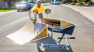 How To Make A 100 Diy Skatepark Ramp For Beginners In 2 Hours Youtube Skate Park Ramp Great Videos