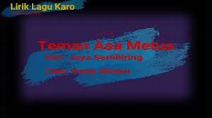Chords For Teman Asa Metua Lirik