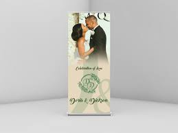My fiancé collects movie posters (like rare ones and foreign ones and limited run ones) so i was like why don't i make a one of a kind 1 of 1 limited custom poster for people sign as our guest book?! Roll Up Banners And Stand Big Base Design And Print Online In Nigeria
