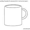 Coffee mug coloring page at getcoloringscom free template. 1