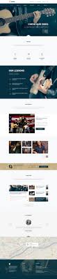 Guitar School Educational Music Psd Template Beautiful Web Design Corporate Website Design Web Layout Design