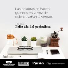 Por concepcion · 7 junio, 2021. Feliz Dia Del Periodista Municipalidad De Arroyito