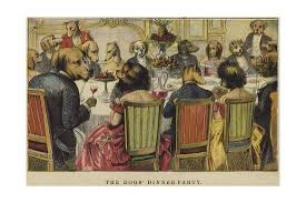 It was produced from 1974 to 1979 as a collaboration and was first exhibited in 1979. The Dogs Dinner Party Giclee Print Art Com