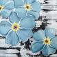 Paint Nite: Blue Forget Me Nots
