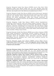 Pengertian pegawai adalah orang pribadi yang bekerja pada pemberi kerja, berdasarkan perjanjian atau kesepakatan kerja baik secara tertulis maupun tidak tertulis, untuk. Doc Pengertian Manajemen Sumber Daya Manusia Msdm Menurut Arsana Twins Academia Edu