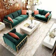 Dreisitzer couch polster design sofa 3er sitz sofas zimmer sofa dreisitzer couch polster design sofas zimmer möbel ledersofa designersofa turino l form led beleuchtung wohnzimmer in braun und. Dreisitzer Couch Polster Design Sofa Moderne Sitz Sofas Samt Zimmer Mobel 3er Ebay