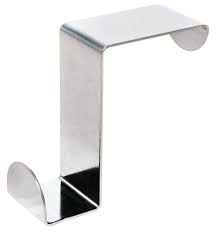Small hook for hanging on that top edge of a door that is about 34mm thick (can be rescaled for other thicknesses). Brilliant Feet Extra Tough Stainless Steel Over Door Hooks 25x1mm Cross Section Use With Doors Up