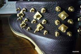 Nut And Bolt Studded Shoes Studded Shoes Shoe Crafts Studded