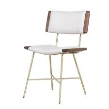 Alessandra Chair With Brass Frame By Thomas Hayes Studio Seating Furniture Dining Table Chairs