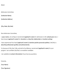 Free Law School Recommendation Letter Template (With Sample)
