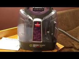 Bissell Spotclean Proheat Pet Portable Carpet Cleaner 2513w Manual Bissell Spot Clean Proheat Pet Unboxing And Review Youtube