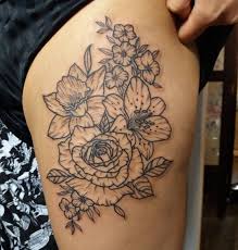 Promise, hope and new beginnings are among this flower's significance. Floral Piece For Wilfrey Loved Doing This 3 Flowertattoo Floral Lilytattoo Lily Rose Rosetatt Daffodil Tattoo Lily Tattoo Daffodil Flower Tattoos