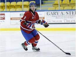 Mike Crocock Of The Ojhl Kingston Voyageurs Commits To Sacred Heart Pioneers Ncaa D1 Mens Hockey Team College Hockey Hockey Hockey Teams