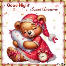 Good Night - Sweet Dreams" - Ingyenes animált GIF - PicMix