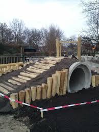 Aanleg Klim Glijbaan Aanleg Klimglijbaan Naturalplaygroundsbackyard Backyard Playground Natural Playground Backyard Play