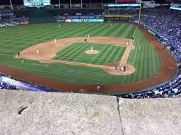 kauffman stadium section 415 row a home of kansas city royals