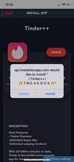 If you want to know how to download and install tinder++ on ios for iphone without. Tinder Download Tinder Plus On Iphone Ipad Tweakbox