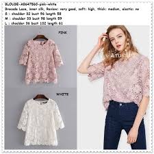 Mulai dari baju atasan kemeja, blouse, crop top, kaos wanita, hingga tank top wanita semua tersedia dengan lengkap. Model Baju Atasan Brokat Terbaru Belajar