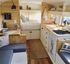 Extraordinary Small Rv Trailer Interior Ideas 3609 Vintage Camper Interior Campervan Interior Van Interior