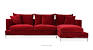 Red Velvet Couch Decor