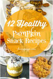 12 Healthy Pumpkin Snack Recipes Chicago Jogger Pumpkin Snack Snack Recipes Recipes