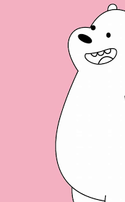 My ice bear pfp edit. à¦Ÿ à¦‡à¦Ÿ à¦° We Bare Bears Ice Bear Pink Wallpapers Part 1 Webarebears Bears Grizzly Grizz Panda Panpan Icebear Retweet Wallpaper