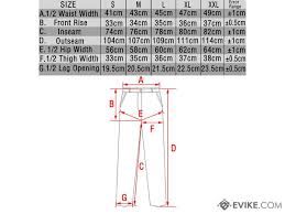 Crye Precision Combat Pants Size Chart 2019