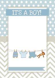 Our printable baby shower cards, which can serve as invites, party favors, or thank you notes, are super easy to edit and customize. Boy Baby Shower Free Printables Free Baby Shower Invitations Baby Boy Invitations Free Baby Shower Printables