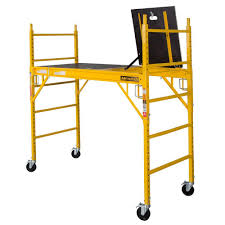 Safeclimb Baker Style 6 Ft X 6 Ft X 2 1 2 Ft Scaffold 1100 Lbs Capacity Scaffolding The Home Depot Shop Stool