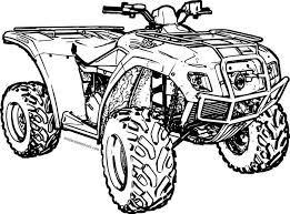 Set up a table outside and keep kids of all ages occupied with these spring pictures to color. Free Printable Four Wheeler Coloring Pages