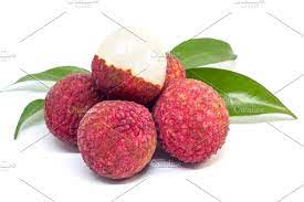 Fresh Fruit Lychee On White Lychee Fruit Fresh Fruit