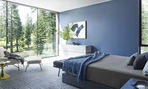 Hague blue is a deep, saturated blue and it makes for a bedroom paint color that feels traditional and stately. Best Blue Bedrooms Blue Room Ideas
