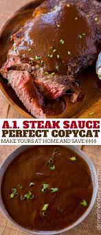 There are a lot of different flavors at play in this recipe. A1 Steak Sauce Copycat Dinner Then Dessert
