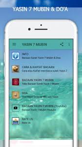 Aplikasi ini mengandungi doa selepas membaca yasin yang dilengkapi dengan latin arab dan terjemahan atau makna. Yasin 7 Mubin Fur Android Apk Herunterladen