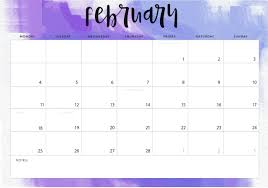Online February 2019 Calendar Pdf Word Excel Free Online Calendars February 2019 Calendar Word February Calendar Excel Calendar Calendar Printables