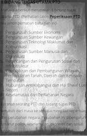 Apa 8 bidang tugas ptd. Panduan Temuduga Ptd M41 2014 Zikri Husaini