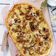 Flammkuchen Mit Waldpilzen Rezept Flammkuchen Waldpilze Rezepte