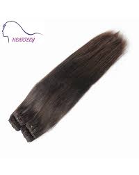 You can install these extensions by yourself at home. Buy 22 Dark Brown Clip In Hair Extensions At Factory Price Heartley