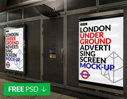 Check Out New Work On My Behance Portfolio Free London Underground Advertising Screen Mock Up 7 Http Be Net Galler London Underground Mocking Underground