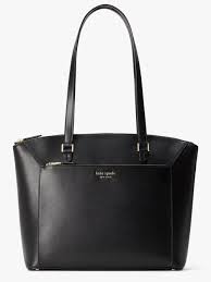 8h x 12w x 5.3d. Women S Black Louise Medium Dome Satchel Kate Spade New York