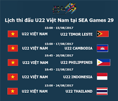 Lịch thi đấu bóng đá vực châu á sẽ tiếp tục đá vòng loại world cup 2022 vào hôm nay nhưng người hâm mộ việt nam chỉ tập trung chú ý vào bảng g, nơi đội tuyển việt nam bước vào trận đấu đầu vòng loại thứ 3. Lá»‹ch Thi Ä'áº¥u Cá»§a U22 Viá»‡t Nam Táº¡i Sea Games 29 2017