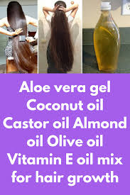 Hair that is healthy will grow approximately 1/4 inch to 1/2 inch every month. Aloe Vera Gel Coconut Oil Castor Oil Almond Oil Olive Oil Vitamin E Oil Mix For Hair Growt Hair Growth Serum Diy Diy Hair Growth Treatment Hair Mask For Growth