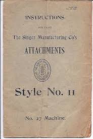 Original 1904 Singer 27 Sewing Machine Style 11 Attachment Manual Puzzle Box 24 95 Picclick Puzzle Box Singer Sewing Machine
