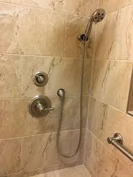 Delta Cassidy Shower Kit And Delta Traditional Grab Bars Grab Bars Small Bathroom Renovation Bath Redo