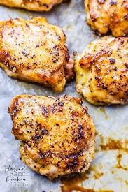 9 Healthy Chicken Thigh Recipes Even The Pickiest Eaters Will Love Chicken Thigh Recipes Baked Easy Chicken Thigh Recipes Chicken Thights Recipes