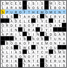 Oct 23, 2021 · we found 1 possible solution for the trivia quiz website crossword clue: Rex Parker Does The Nyt Crossword Puzzle Host With A Microphone Mon 7 23 18 Egyptian Goddess Repetitive Name Three Blind Creatures West Coast Nfl California Nevada Border Lake